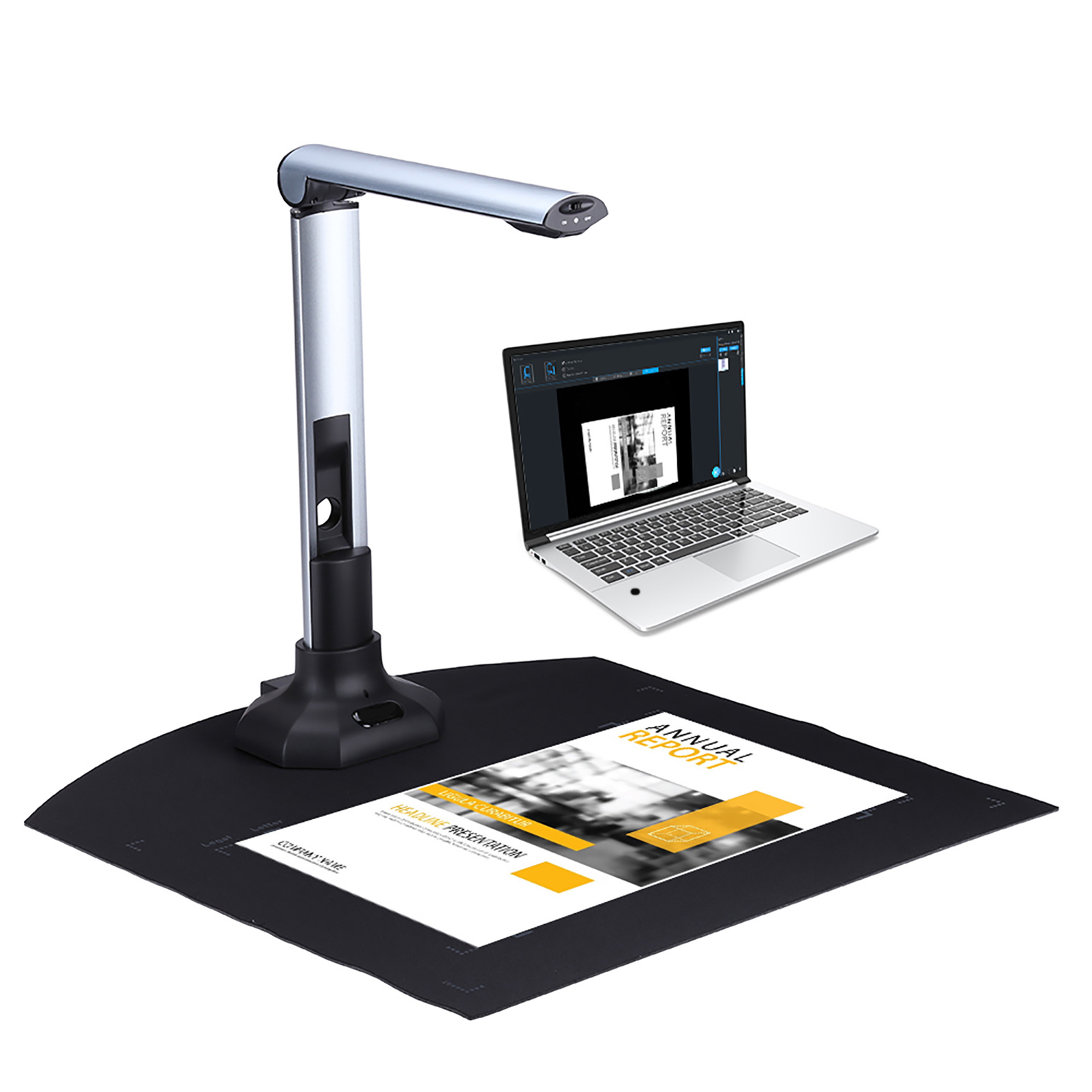 Document Scanner Portable - 10MP HD 접이식 휴대용 문서 스캐너,