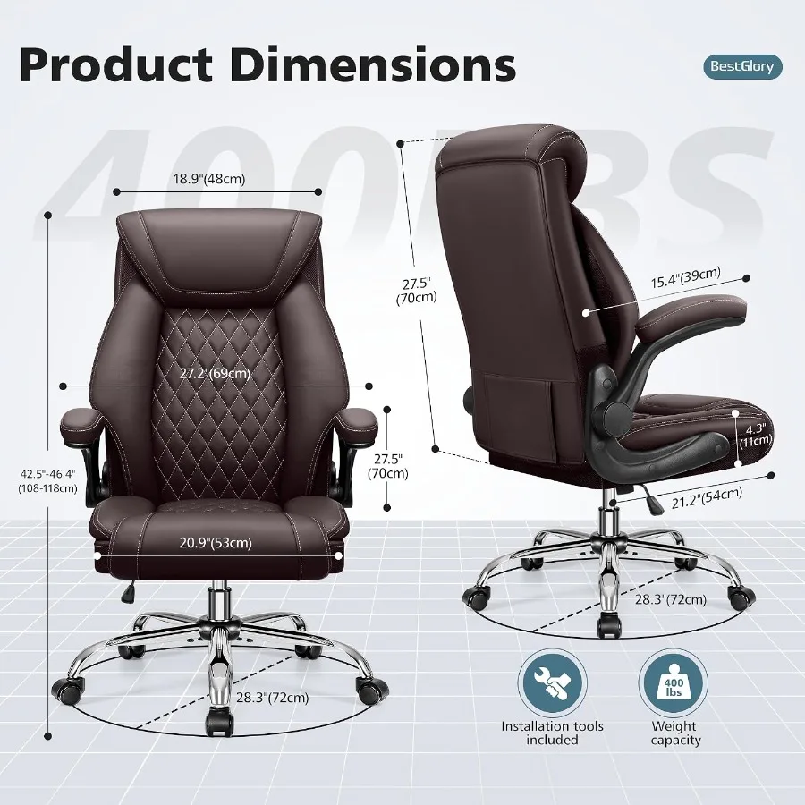 전문적인 업무 공간을 위한 고급형 사무용 의자, 블랙  - Ergonomic Office Chair 리뷰 및 가격